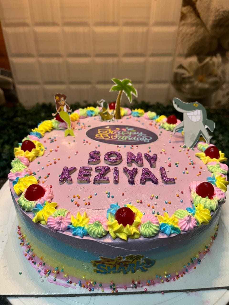 Cartoon Theme Cake