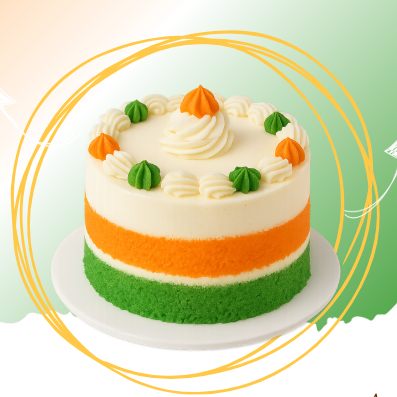 Independence Day Tricolor Cake